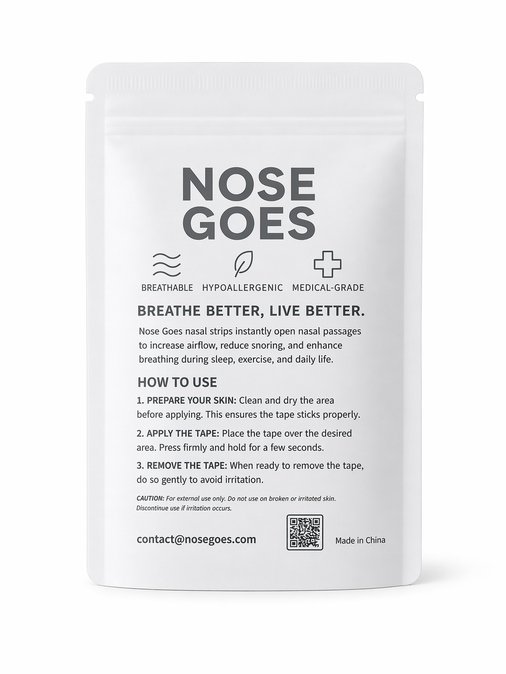 Clear Nose Goes (30 Strips)