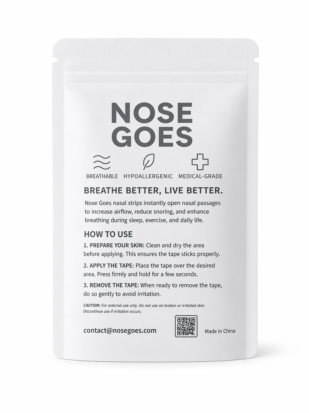 Clear Nose Goes (30 Strips)